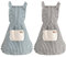 Hwtcjx Grembiule da Cucina Chef, 2 Pezzi Grembiule Cucina Donna, Regolabile Grembiuli con Tasche, Grembiule da Ristorante Grembiule da Ristorante BBQ Bar Chef Cucina