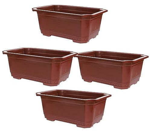 CAXUSD Maceteros Grandes y Rectangulares Ideales para Jardín y Decoración De Hogar