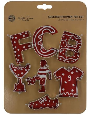 FC Bayern München Ausstechformen 7-teilig Weihnachten