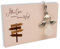 Milaboo® Schutzengel Glücksbringer für Neue Wege – Abschiedsgeschenk Kollegen Handgefertigte Karte mit Kristall – Geschenke für Kollegen (Schutzengel Neuer Weg)