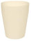 Sinoba Papierkorb Papiereimer Mülleimer Abfalleimer Kunststoff ideal für Kinderzimmer Büro Küche Höhe 26,5cm 12L (Creme-Weiß)