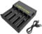 divuukyi USB C Input 18650 Battery Charging Box For 18650/26650 16340 14500/18500 Lithium Batteries Fast Charging Charging Dock