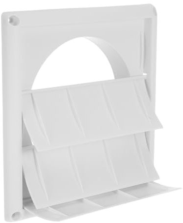 Amosfun Ventilation Murale Volets Mobiles pour Évacuation Air Couvercle de Ventre Extérieur pour Maison Installation Facile