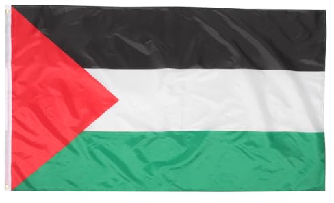 iplusmile Bandera de Palestina Decorativa para Exteriores 90x150 Cm Poliéster Duradera Ligera para Celebración Deportiva y Festival Nacional