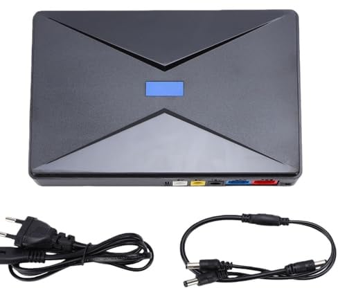 Marhynchus Mini UPS,Gruppo di Continuità per Router10400 MAh per Telecamera di Sicurezza Modem Router, con Indicatore Luminoso Intelligente di Protezione da Cortocircuito