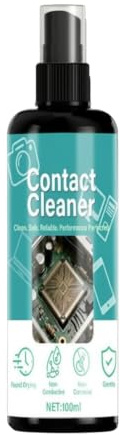 Rapid-Drying PCB Motherboard Contact Cleaner Spray, Precision Electronic Circuit Board Cleaning Fluid, Fast Dry Degreaser Removes Dust Oil Flux Residue, Non-Corrosive Safe for Phone Ports. (1PCS)