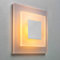 LED Treppenbeleuchtung Premium SunLED Pyramid 230V 1W Echtes Glas Wand-Lampen Treppenlicht mit Unterputzdose Treppen-Stufen-Beleuchtung Wandeinbauleuchte (Warmweiß, Alu: Weiß)