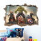 Hulk Iron Man Captain America Thor Entfernbare Wandaufkleber Abziehbild Kinder Wohnkultur Babyzimmer Jungen Mädchen Kindergarten