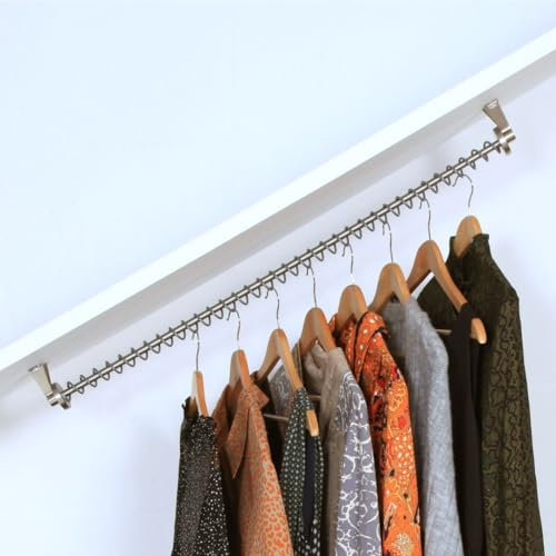 Zebedee - Kleiderstange Dachschräge. Zebedäus Kleiderstange ist die Geneigte Kleiderstange Designer-Aufbewahrungslösung für Dachschräge Schrank, Dachgeschoss Möbel Und Stauraum Unter Treppe (500 mm)
