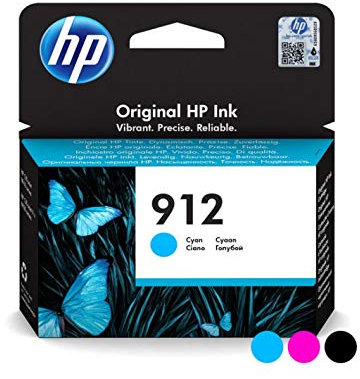 HP 912 3YL78AE, Magenta, Original-Tintenpatrone, kompatibel mit OfficeJet Pro Series 8010, 8020 Tintenstrahldruckern