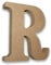 MDF Letters Wooden Letters for Crafts MDF Letter R (Large 13cm High x 2cm Deep) MDF Letters Large Free Standing Wooden Letters MDF Letters for Crafts Personalised Names & Decor - (Letter R)