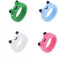 CeFoney 4 Stück Frog Rings, Retro Stil Nette Frosch Ton Ringe Cartoon 3D Tier Acryl Ringe Schmuck Stapelbar Personalisierte Ring Lustige Ring Set für Frauen Mädchen