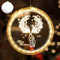 DAZZTIME Luz de Ventana Decorativa de Navidad,3D Colgantes de Navidad Interior,Luz Colgantes Navidad,para Decoración Ventanas Fiestas Navideñas Interiores Exteriores,se Pueden Pegar y Colgar