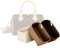 LinerLink Taschen-Organizer für LV Speedy Bandoulière 30 Taschen (30 x 21 x 17 cm (L x H x T), handgefertigter Tascheneinsatz, 2 mm Filztascheneinsatz, Damenhandtaschenformer (Beige, Stil B)