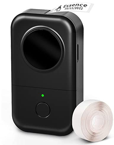 Phomemo D30 Etikettendrucker, Bluetooth Selbstklebendes Etikettiergerät Tragbarer Beschriftungsgerät Selbstklebend Labeldrucker, Wiederaufladbar Ohne Tinte Mini Label Printer Für Zuhause, Büro, Schule