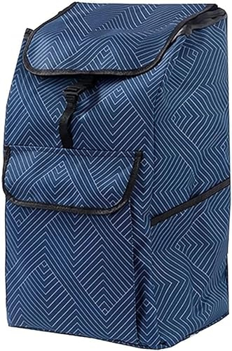 Tasche Einkaufswagen Einkaufstasche Einkaufswagen Ersatzbeutel 45L Home Einkaufswagentasche Mit Großer Kapazität Und Seitentaschen Wiederverwendbare Einkaufswagen-Ersatztasche Für Einkaufen Picknick (