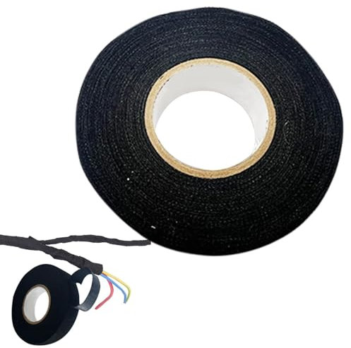 Nastro Per Fascio Di Cavi, Nastro Per Fascio Di Cavi,Nastro Adesivo In Tessuto Resistente Alle Temperature,Protezione Per Involucro Di Filo Di Nastro Di Tessuto Di 49,21 Piedi/rotolo Per M