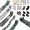19 Stück Straßen Klebeband Kinder, Verkehrsschilder Aufkleber Diy Autobahn Tape,Züge Eisenbahnen Straße Washi Tape,Road Selbstklebend Tape Kinder für Diy-Puzzlespiel, Kunst Dekorative
