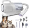 5 in 1 Professional Pet Grooming Kit with Vacuum, Dog Clippers, Dog Cat Brushes, Cat Dog Grooming Vacuum Kit, Pet Hair Remover 2.2L