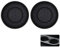 Car Cup Holder Coaster, 2.75 Inch Anti-Slip Shockproof Plastic Insulation Cup Mats Car Coasters Cup Holder Insert Universal Car Accessories Interior for Most Cars, SUV, Truck (Black,2)