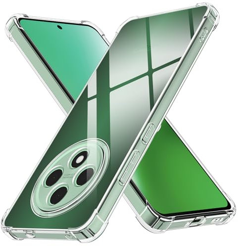 YLK Cover per OPPO Reno 12 FS 5G/ OPPO Reno 12 F 5G, Custodia Trasparente in TPU Morbido Cover (Trasparente)