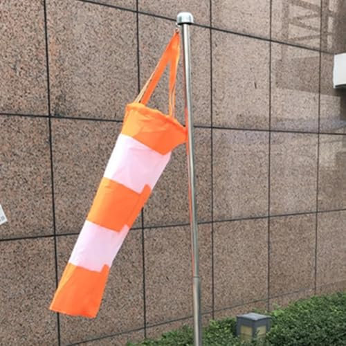 Windsack, 1 m lang, mit reflektierenden Bändern, für alle Einstellungen geeignet