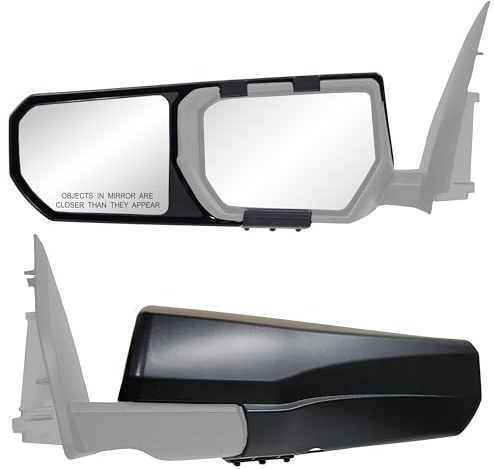 K SOURCE Snap & Zap 80960 Custom Fit Towing Mirror for 2023 up Colorado, Canyon, Patented