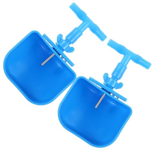 EPIGEIST 2 pièces Distributeur Eau Automatique pour Lapins Gamelle Suspendue pour Petits Animaux Capacité Importante Fixation Cage Pratique pour Élevage et Animalerie