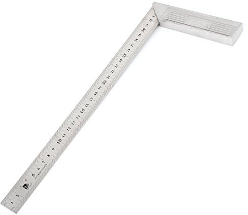 Aexit L-förmige Dimensionale Messung Winkel Edelstahl quadratisch Lineal Messschieber 0–350 mm Mess-Werkzeug