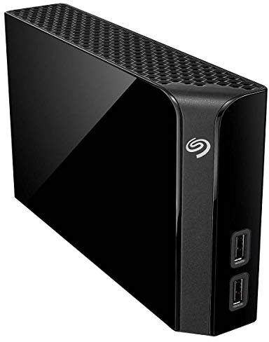 Seagate Backup Plus Hub 8TB Desktop Hard Drive with Rescue Data Recovery Services