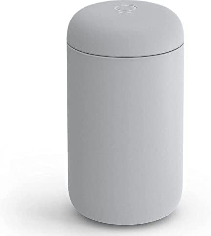 Fellow Carter Move Travel Mug - Wide Mouth Vacuum-Insulated Stainless Steel Coffee and Tea Tumbler with Ceramic Interior, Matte Grey, 16 oz Cup