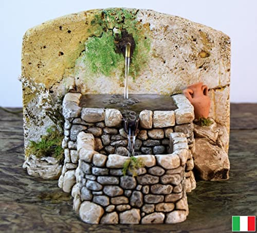 Originale Fuente con agua en movimiento