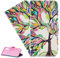 LEMAXELERS Galaxy A41 Hülle,Für Samsung Galaxy A41 Handyhülle Leder Bunter Anstrichbaum Flip Case PU Leder Cover Magnet Schutzhülle Tasche Ständer Handytasche für Samsung Galaxy A41,BF Painting Tree