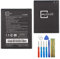 E-yiiviil Batteria di ricambio WIKO V12BNL compatibile con Wiko View, Harry 2 Harry2 Smart Phone con strumenti