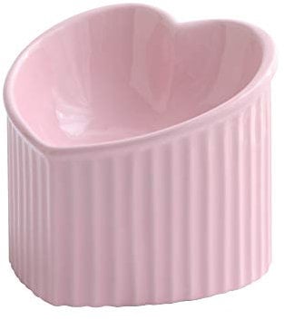 Futternapf Katze Erhöht - Näpfe Keramik - Anti Erbrechen Fressnapf Hoch Mit Neigung Design - Katzenfutternapf - Katzenschüssel - Futterschale - 180 ml