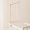 Mamimami Home Mobile Halterung Holz für Babybett,Mobile Baby Halterung Wickeltisch Drehbar für Windspiele hängende Bettglocke Kinderbett DIY Deko-Artikel Geburt Geschenk(Kein Bettglocken)