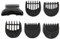 ABS Rasierer Trimmerkopf mit 5 Stück Führungskämmen 1/2/3/5/7mm Passend für Series 3 380s-4 3040 3045 300s 301s 310s 3000s 3010s Ect
