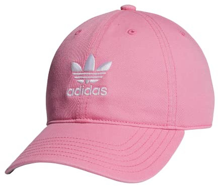adidas Originals Damen Originals Relaxed Plus Strapback Damen Originals Relaxed Plus Strapback, Bliss Pink/Weiß, Einheitsgröße