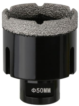 Vearter 50mm Dry Diamond Core Drill Bit, M14 Thread Connection Vacuum Brazed Masonry Hole Saw, Hollow Hole Cutter for Tile, Marble, Granite, Porcelain, Concrete and Quartz Stone