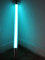 Lichtidee Led Deko Leuchstab satiniert IP20 63cm türkis 10Watt Party Deko Schaufenster farbig bunt mit weißem Kabel und Schalter