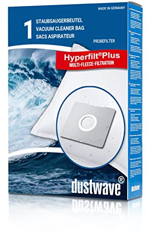 Dustwave® 1 Staubsaugerbeutel für Bomann BS 9010 CB - hocheffizient mit Hygieneverschluss - Made in Germany