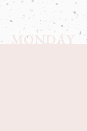 Notebook: Monday - Weekday Series - (6 x 9 inches) - 120 Page Notebook
