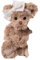 Bukowski Design AB Dolce Romy, großer Plüschbär, taupe, 40 cm