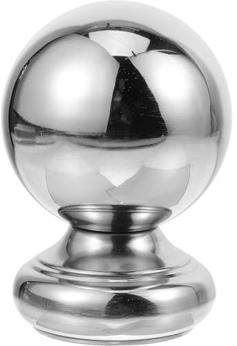 Angoily Fence Post Caps, Weatherproof Stainless Steel Stairs Ball Top Post Cover Handrail Balls for Handrails, Stairs, Patios, Porches, Mailbox