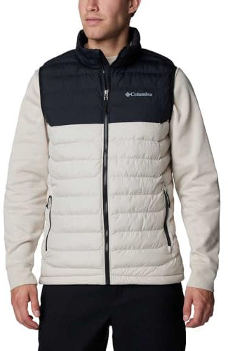 Columbia Men's Powder Lite 2 Vest, Dark Stone/Black, S