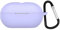 Silicone Case Cover for 2024 Beats Solo Buds Wireless Earbuds Accessories, Soft Protective Case (Light Purple)