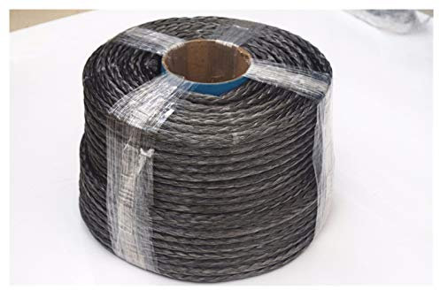Windenkabe Grau 10mm * 100m 12 Strang Synthetisches Seil, ATV Winchkabel, 12 Flechte, Offroad-Seil, Plasmaseil Großartiges Aussehen und Kompatibilität