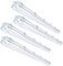 Izrielar 150cm Wannenleuchte 24W LED Feuchtraumleuchte, Neutralweiß 4500K, 4800lm Leuchtstoff lamp Wasserdicht IP65 Tageslicht Werkstatt Leuchten (4 Stücke, 2x LED Röhre T8)