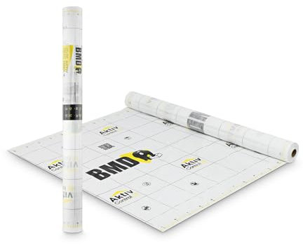 BMD Aktiv Control Dampfbremse | 1,5m x 50m | 75 m² | diffusionsfähige Dampfbremsfolie | gemäß DIN 4108 und ENEV | Neubau | Sanierung