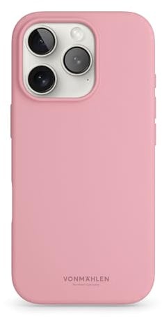 VONMÄHLEN Soft Silicone Case Kompatibel mit iPhone 16 Pro Max & MagSafe - Weiche Silikonhandyhülle aus recycelten Materialien - Handyhülle mit Mikrofaserfutter und Kamera-Displayschutz